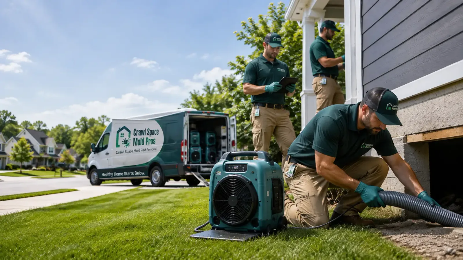 Crawl Space Mold Removal in Navarro, CA